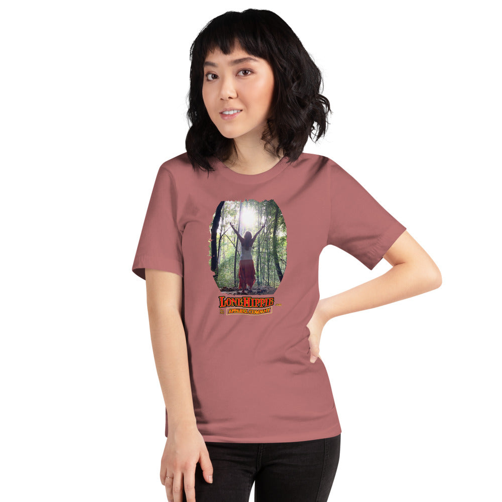 Lone Hippie Peace Short-Sleeve Unisex T-Shirt