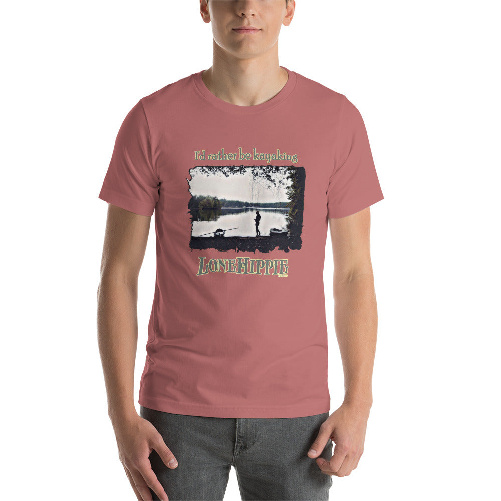 Rather Be Kayaking Short-Sleeve Unisex T-Shirt