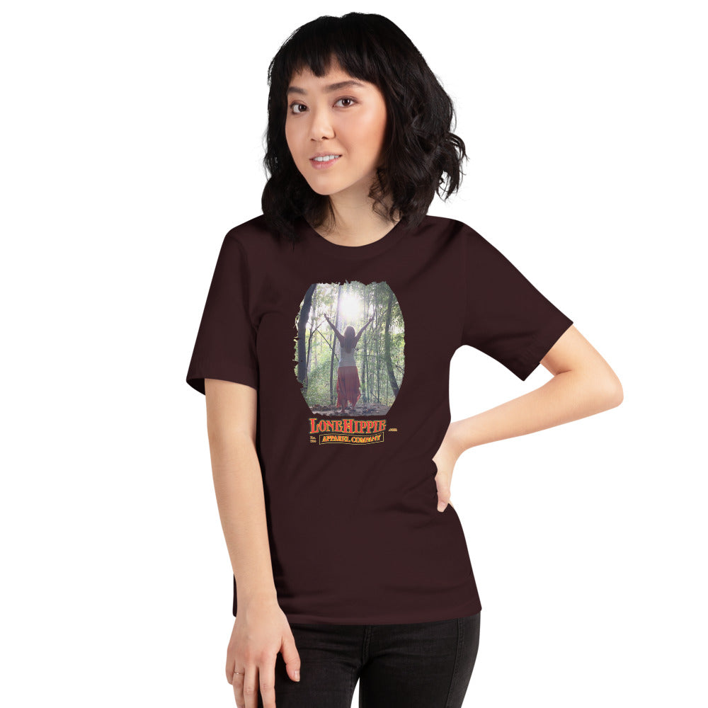 Lone Hippie Peace Short-Sleeve Unisex T-Shirt