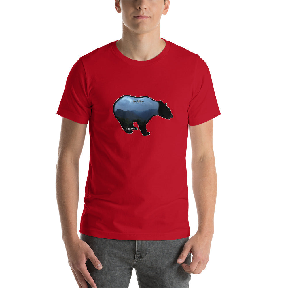 Linville Gorge Bear Short-Sleeve Unisex T-Shirt