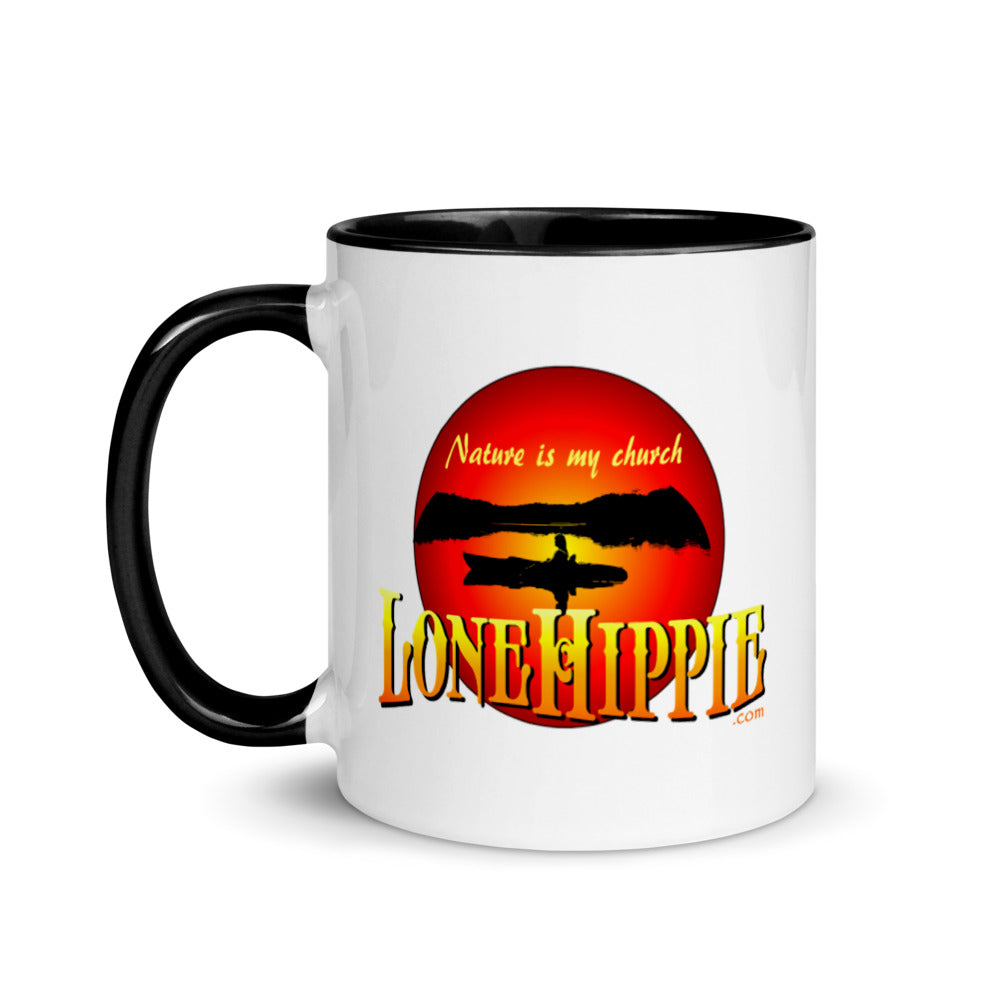 Nature is Church Mug with Color Inside