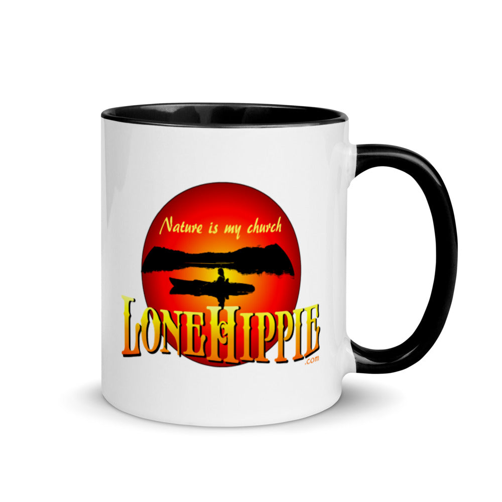 Nature is Church Mug with Color Inside