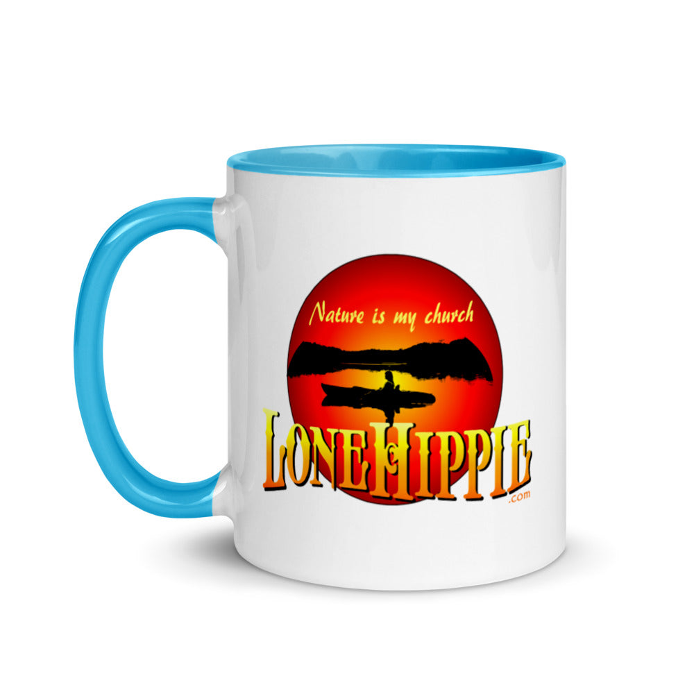 Nature is Church Mug with Color Inside