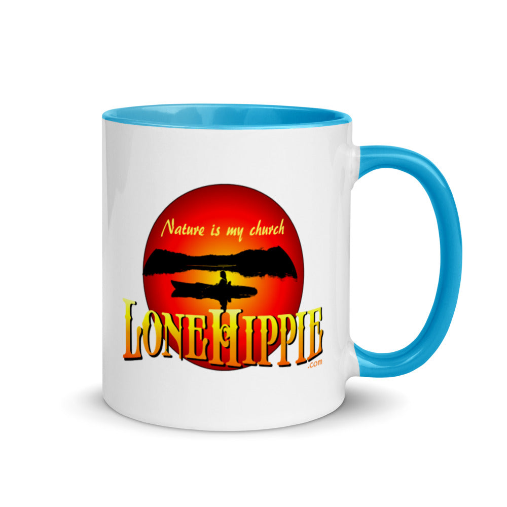 Nature is Church Mug with Color Inside
