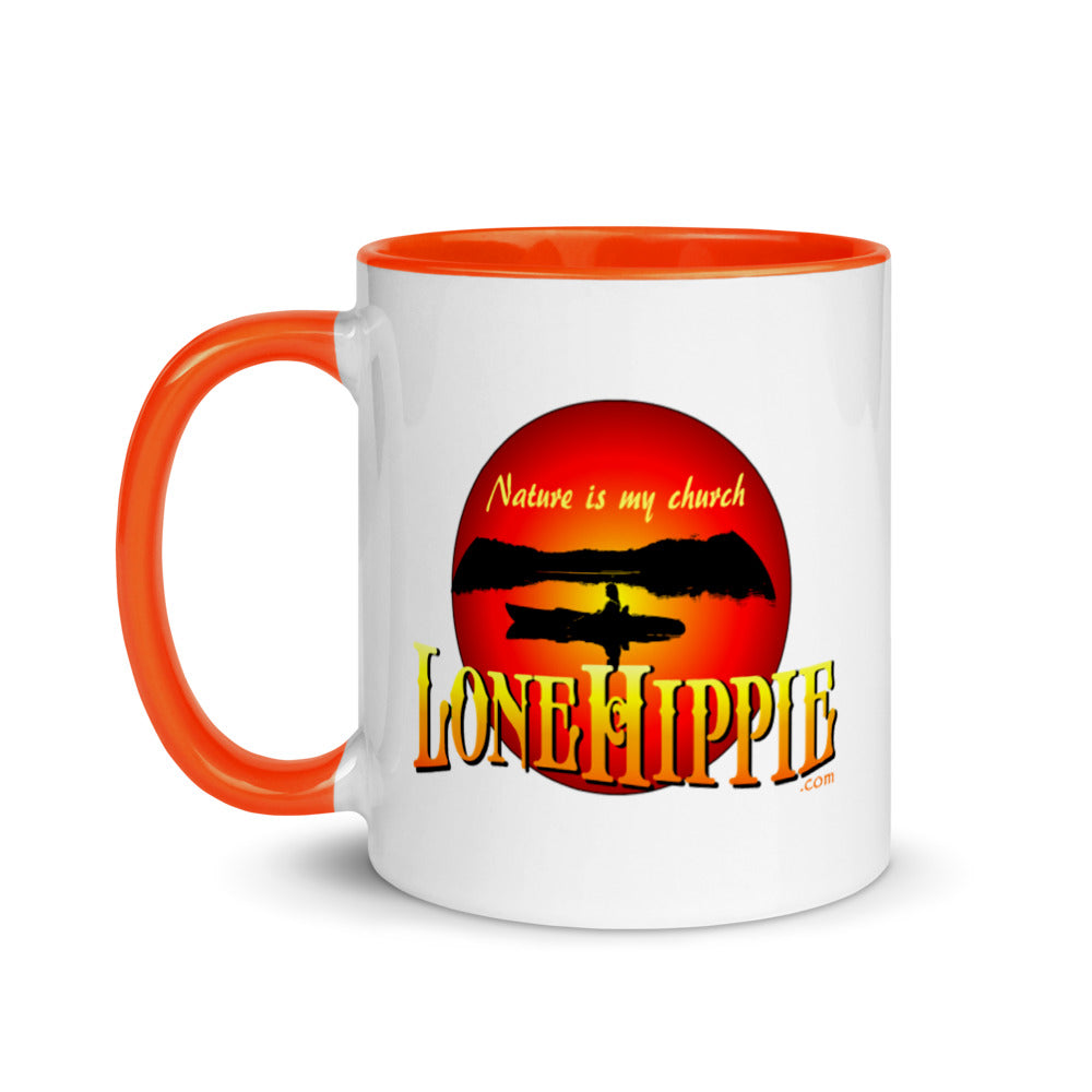 Nature is Church Mug with Color Inside