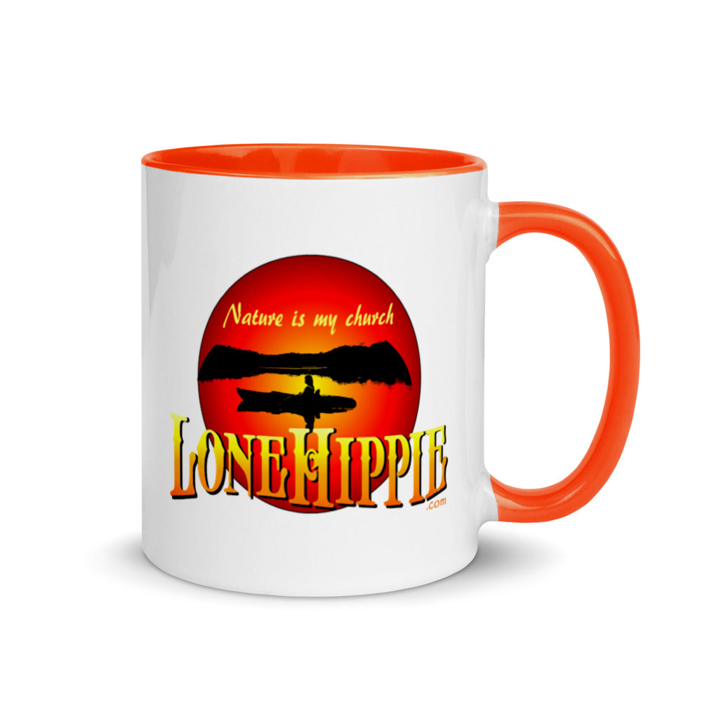 Nature is Church Mug with Color Inside