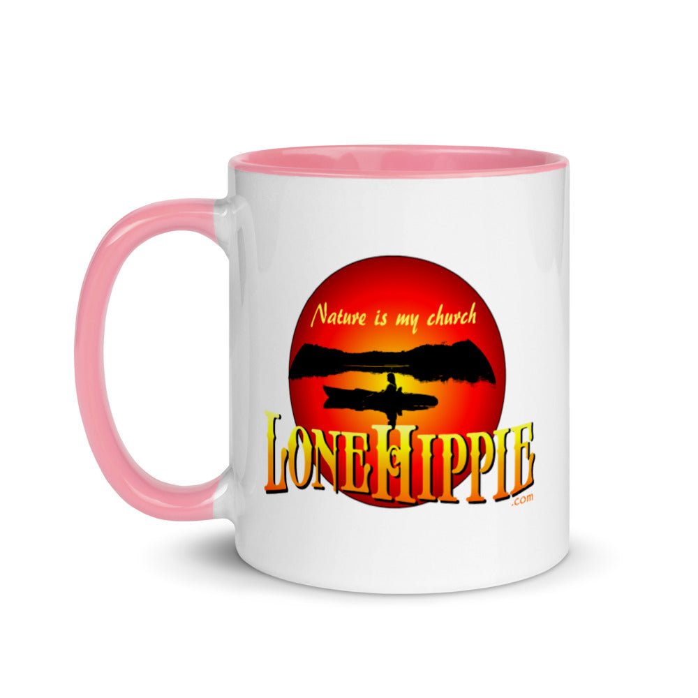 Nature is Church Mug with Color Inside