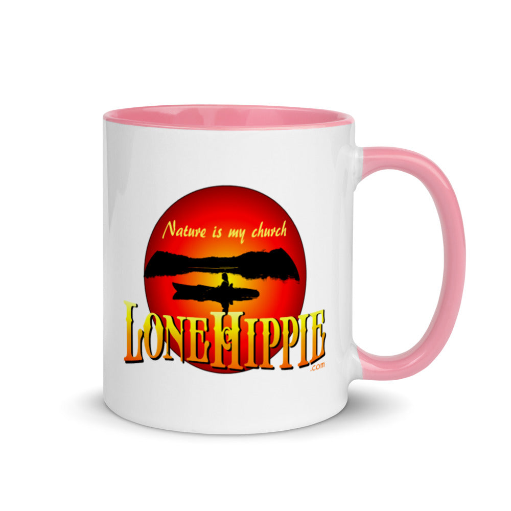 Nature is Church Mug with Color Inside