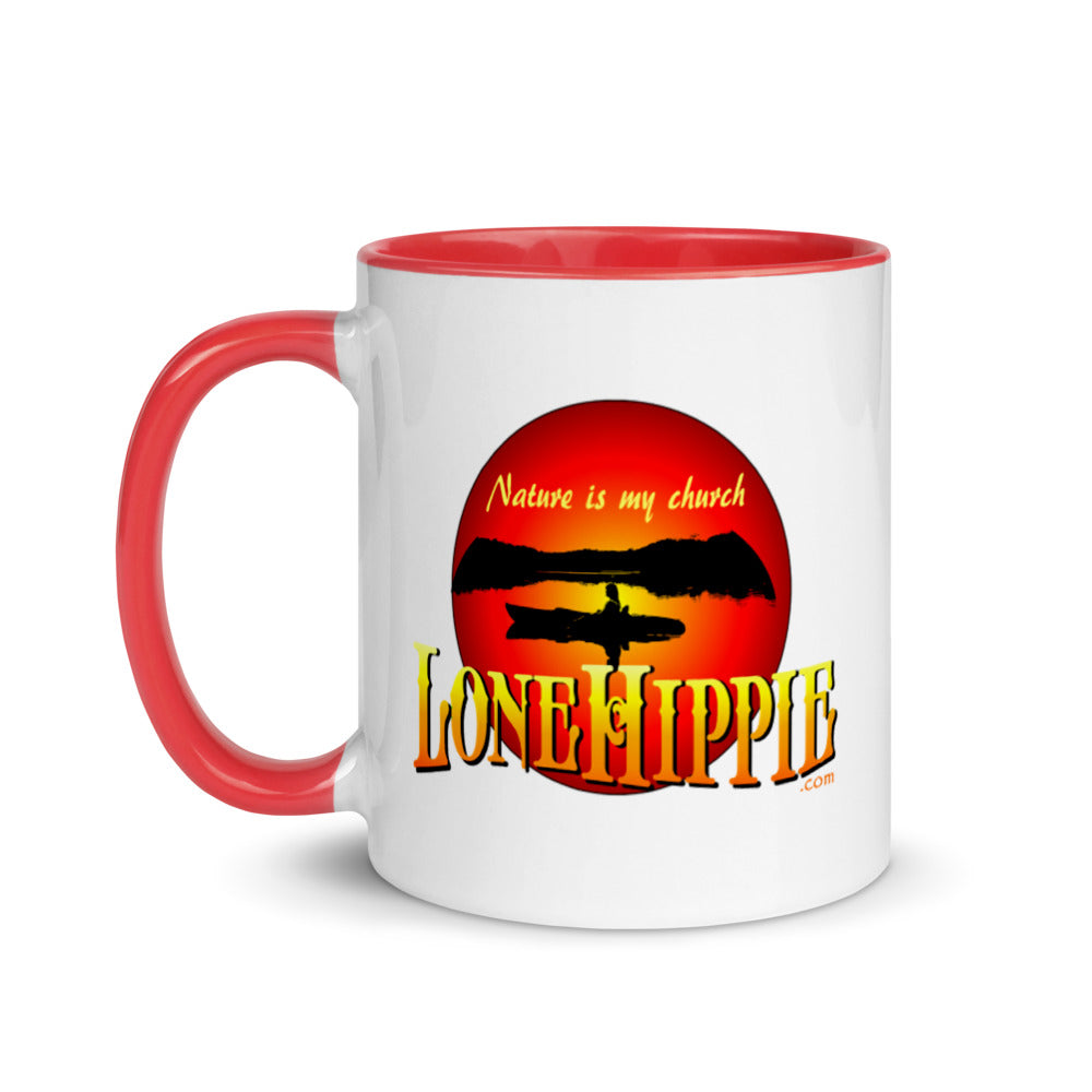 Nature is Church Mug with Color Inside