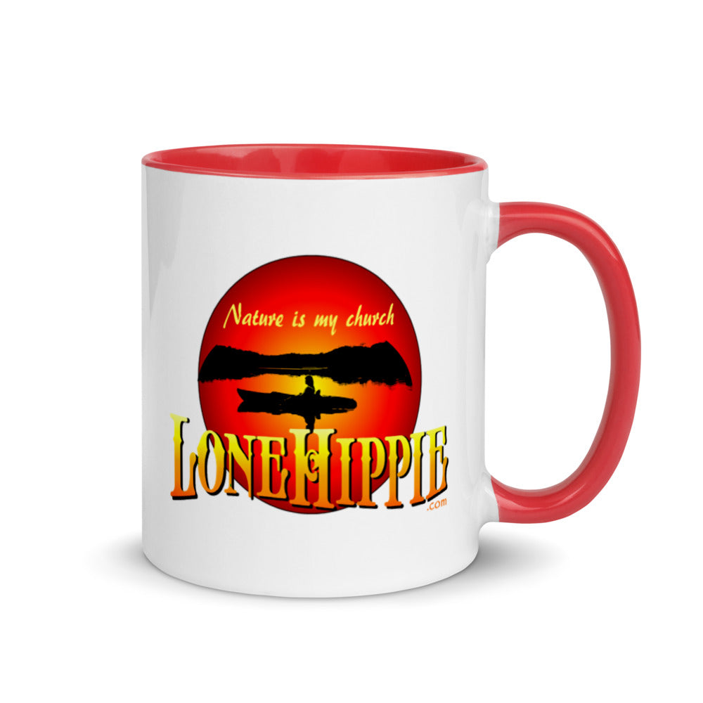 Nature is Church Mug with Color Inside