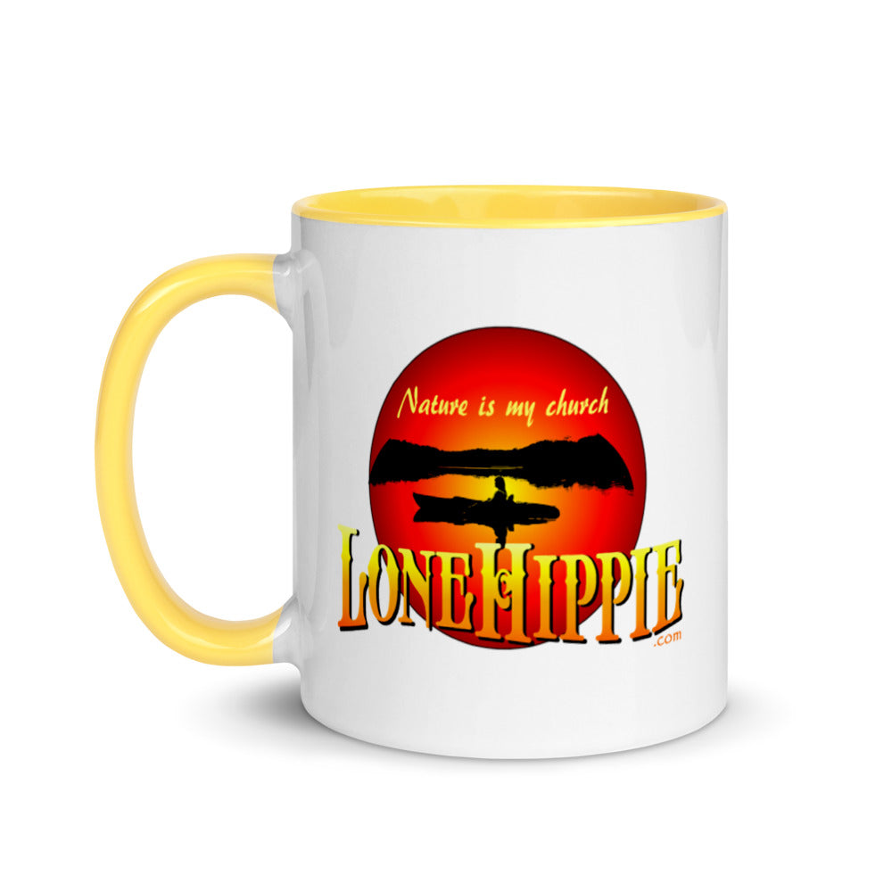 Nature is Church Mug with Color Inside