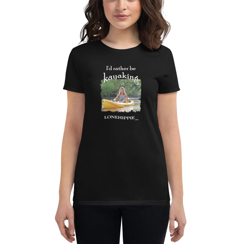 Rather Be Kayaking Women's short sleeve t-shirt