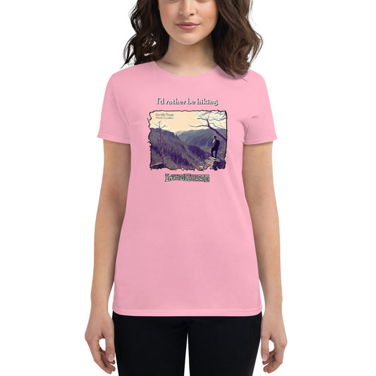 Rather Be Hiking Women's short sleeve t-shirt