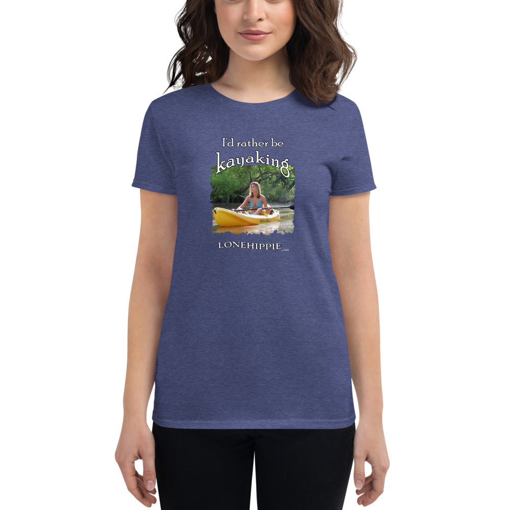 Rather Be Kayaking Women's short sleeve t-shirt