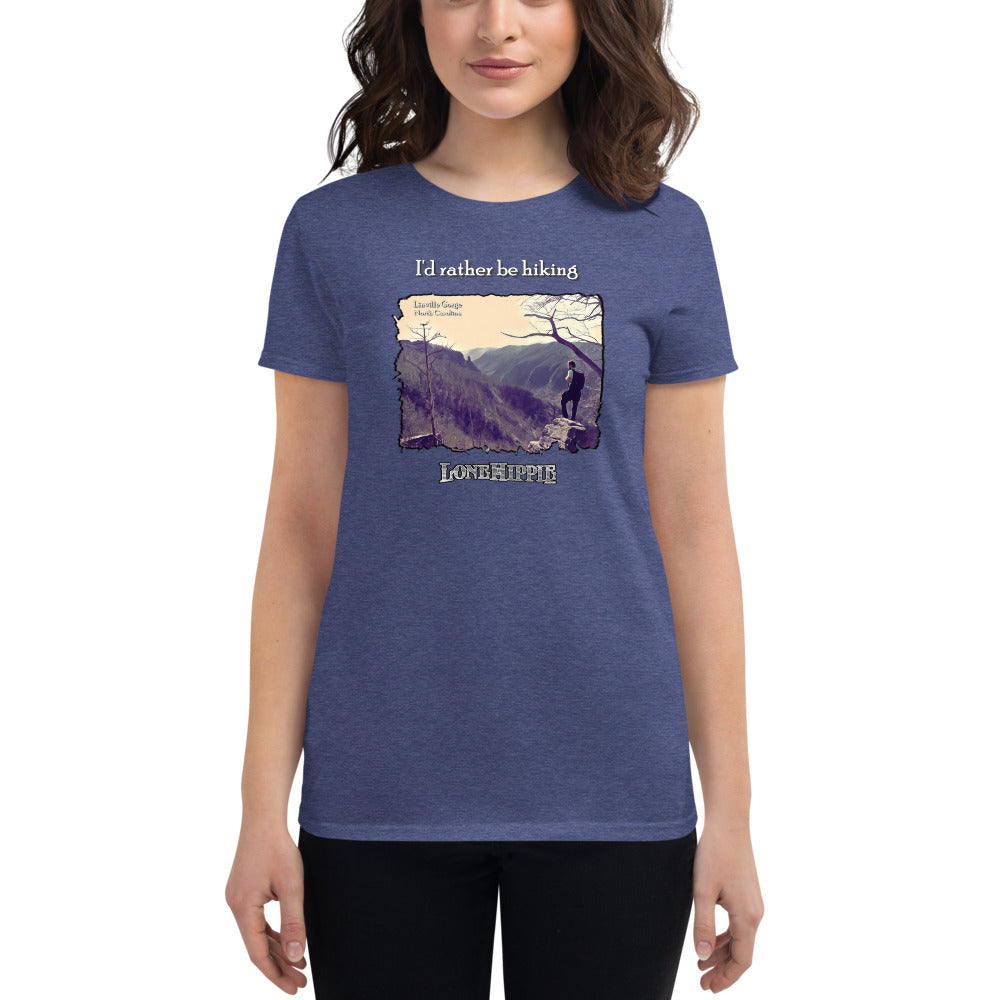 Rather Be Hiking Women's short sleeve t-shirt