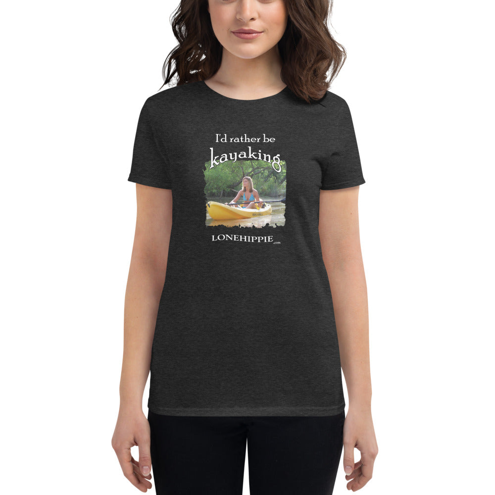 Rather Be Kayaking Women's short sleeve t-shirt