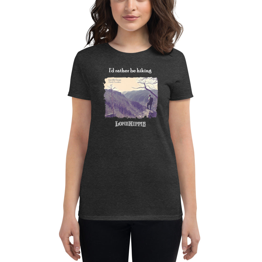 Rather Be Hiking Women's short sleeve t-shirt