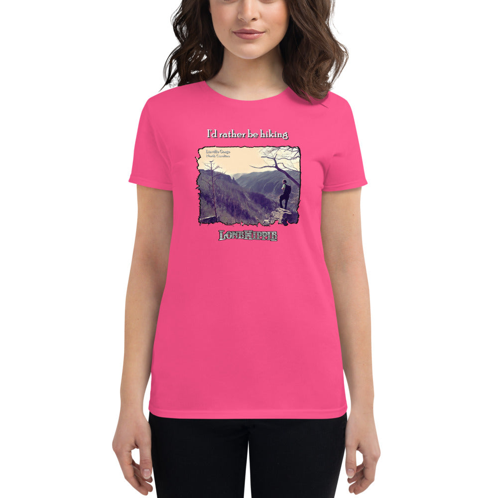 Rather Be Hiking Women's short sleeve t-shirt