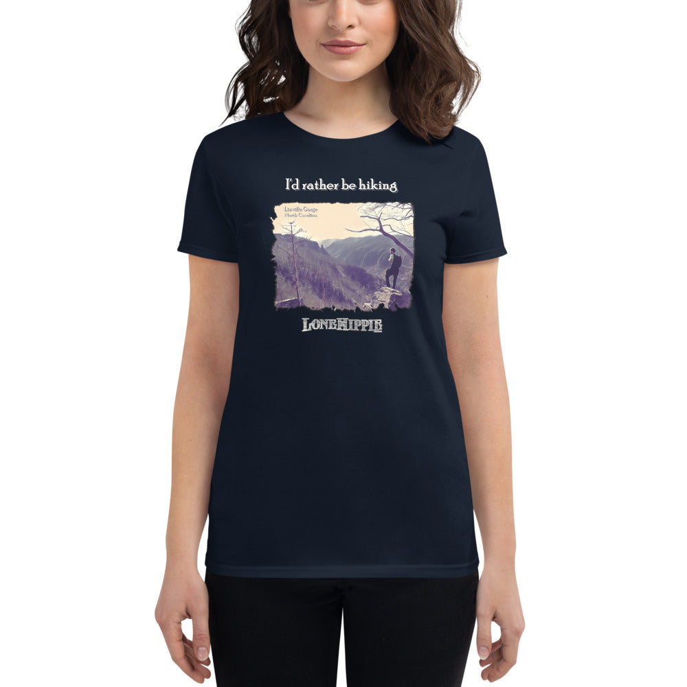 Rather Be Hiking Women's short sleeve t-shirt