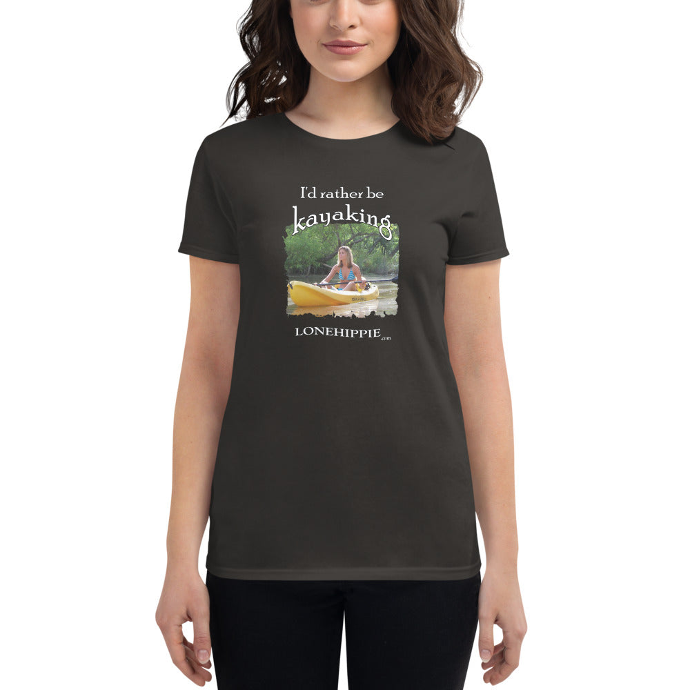 Rather Be Kayaking Women's short sleeve t-shirt