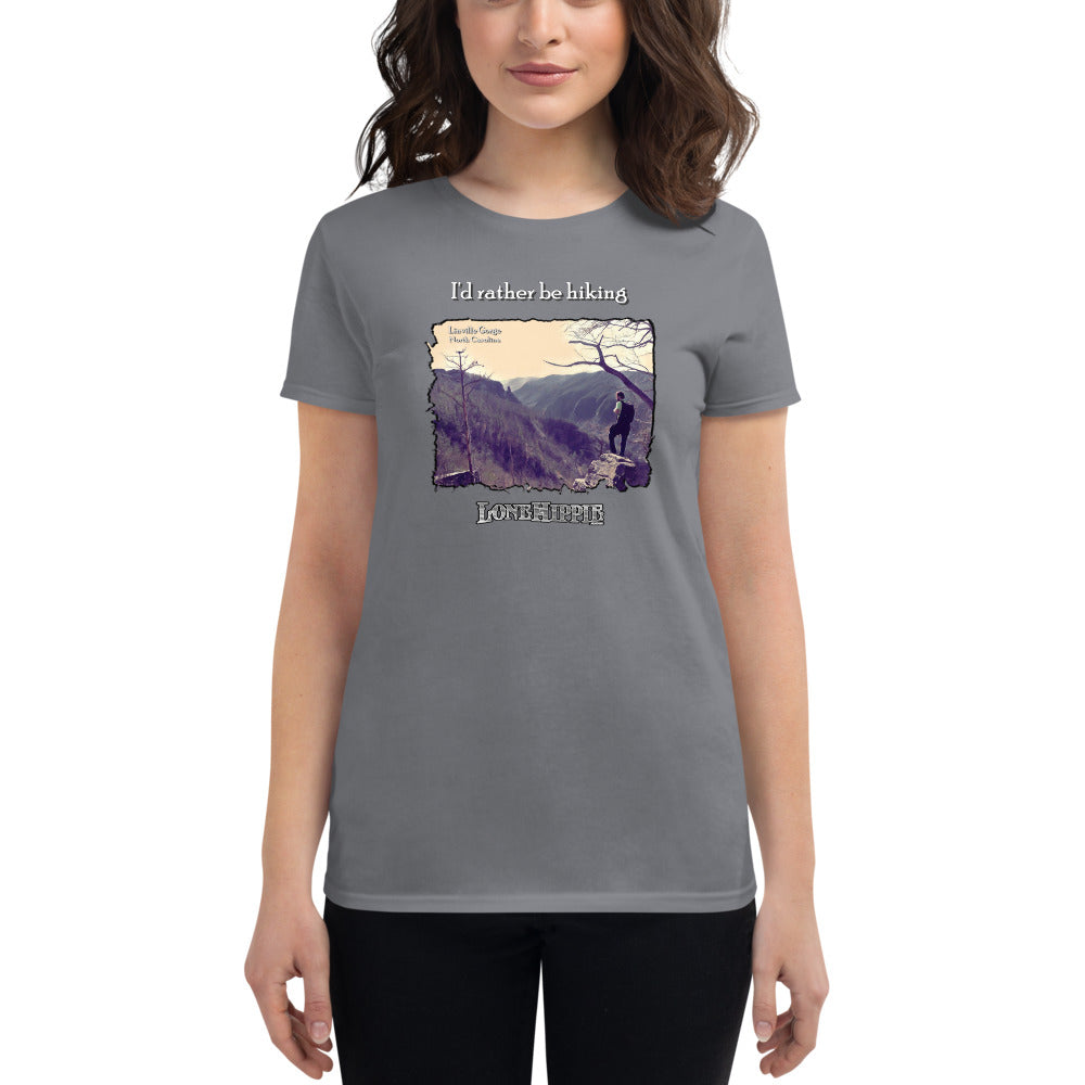 Rather Be Hiking Women's short sleeve t-shirt