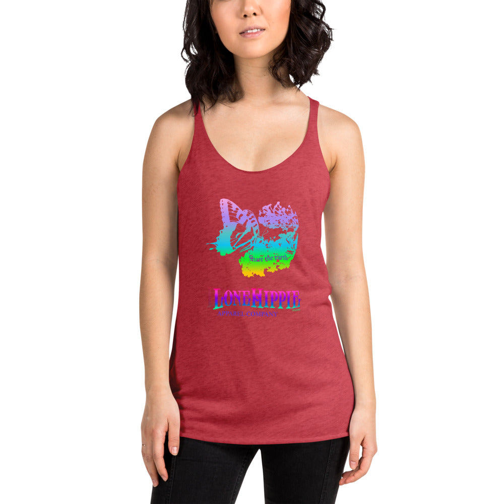 Share the Earth Butterfly Women's Racerback Tank