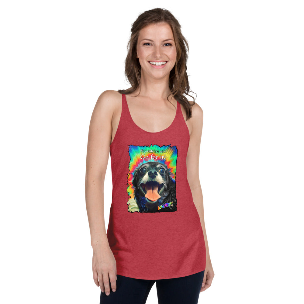 Live Once Women's Racerback Tank