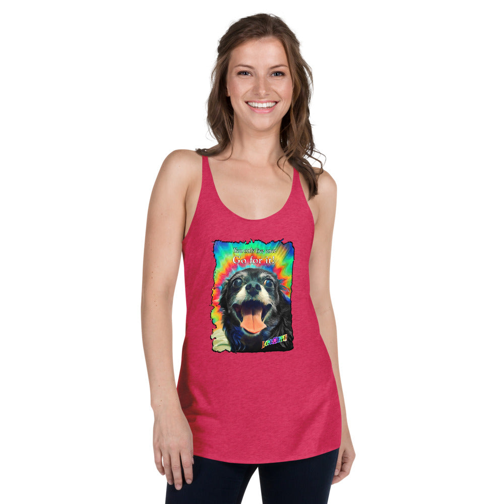 Live Once Women's Racerback Tank