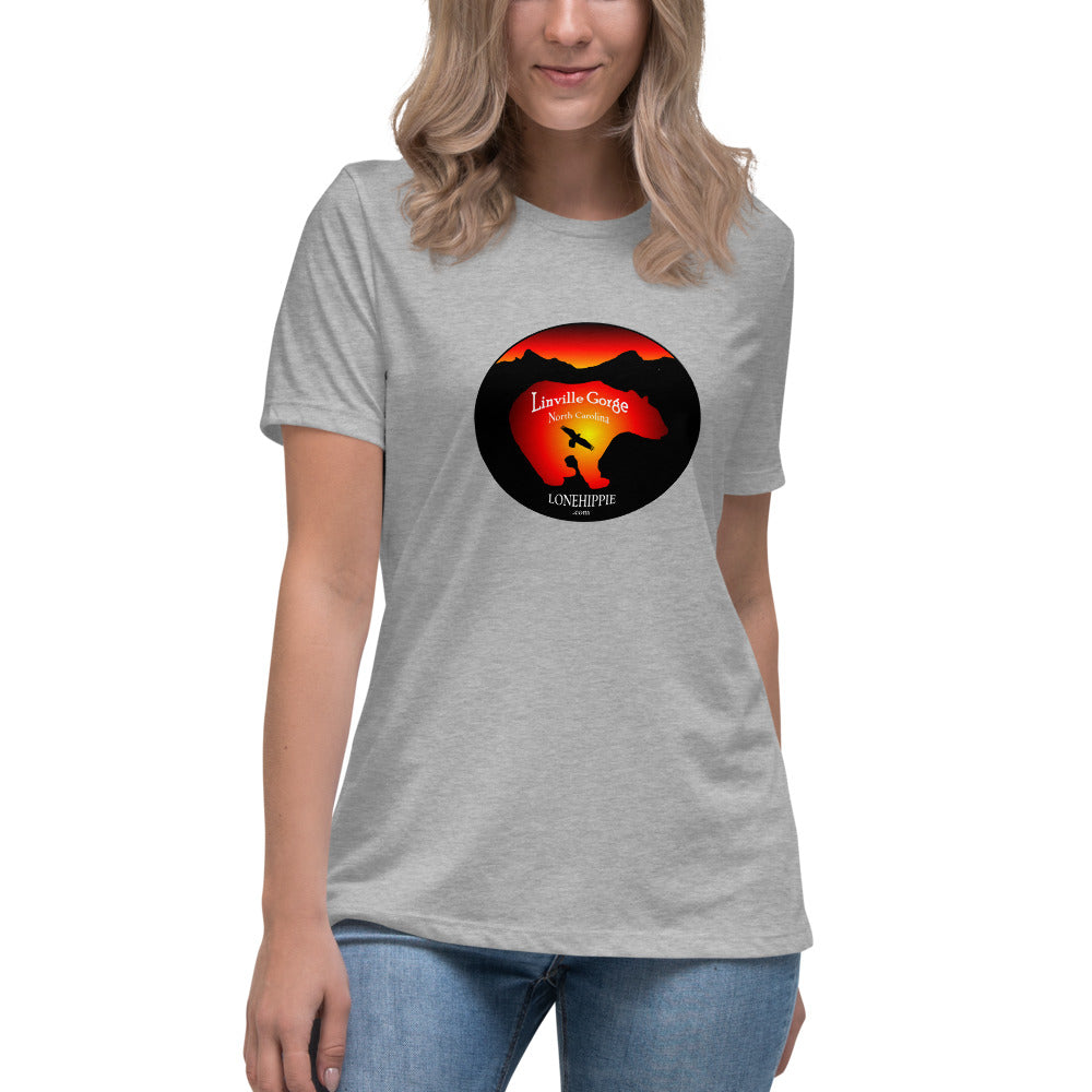 Gorge Bear Raven Women's Relaxed T-Shirt