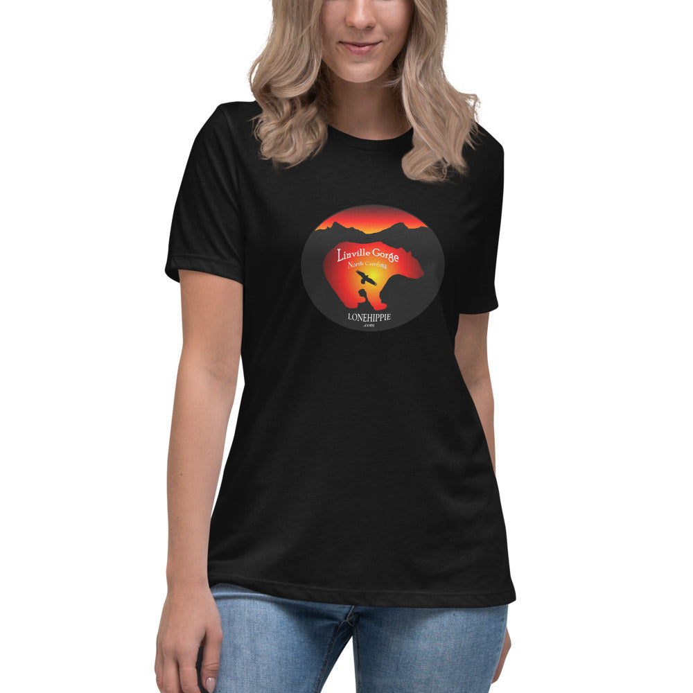 Gorge Bear Raven Women's Relaxed T-Shirt