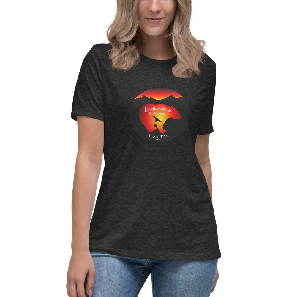 Gorge Bear Raven Women's Relaxed T-Shirt