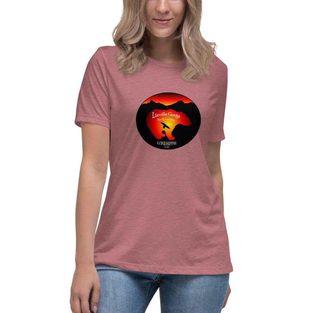 Gorge Bear Raven Women's Relaxed T-Shirt