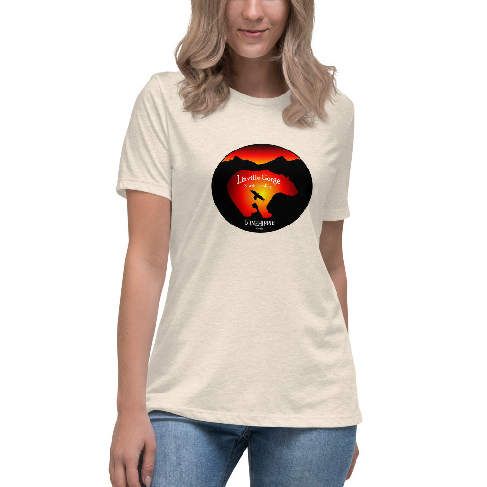 Gorge Bear Raven Women's Relaxed T-Shirt