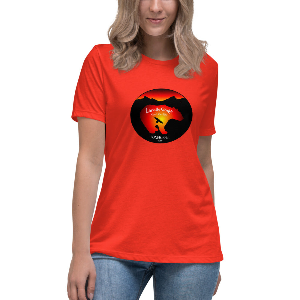 Gorge Bear Raven Women's Relaxed T-Shirt